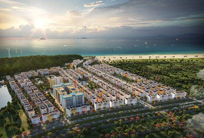 Tập đoàn Sun Group – một trong những nhà phát triển bất động sản hàng đầu cả nước – xây dựng khu đô thị hiện đại tại Phú Quốc.