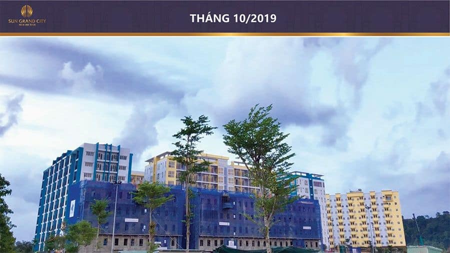 Tiến độ xây dựng Sun Grand City New An Thới tháng 10/2019