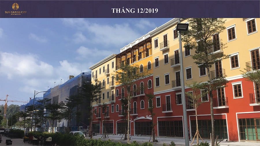 Tiến độ xây dựng Sun Grand City New An Thới Nam Phú Quốc tháng 12/2019