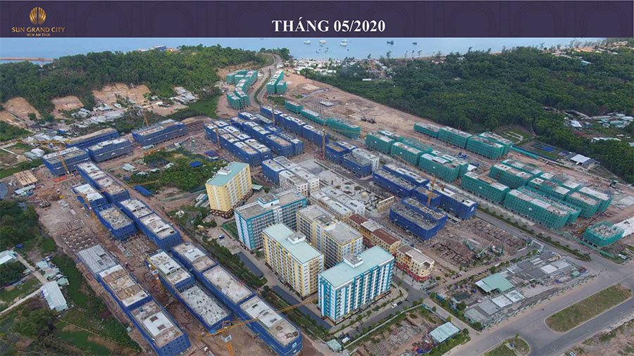 Tiến độ xây dựng Sun Grand City New An Thới Nam Phú Quốc tháng 05/2020
