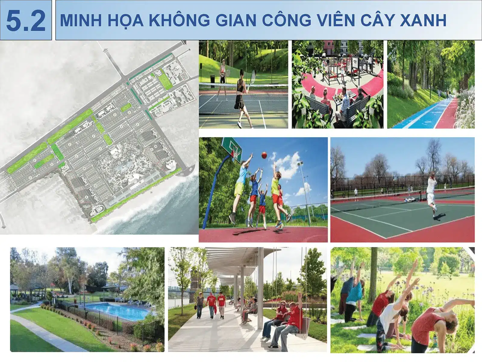 Khu đô thị Sun Group Vũng Tàu với không gian công viên cây xanh, tiện ích giải trí hiện đại.