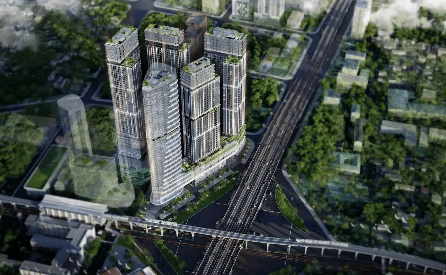 Dự án Sun Group Cầu Giấy – biểu tượng phát triển hiện đại tại ngã tư Phạm Hùng – Xuân Thủy, Hà Nội.