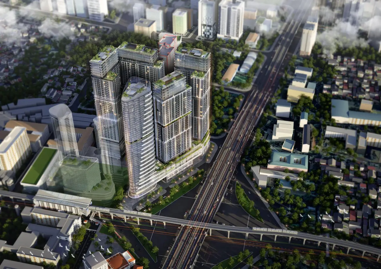 Dự án Sun Feliza Suites tọa lạc tại giao lộ kim cương giữa thủ đô Hà Nội (Ảnh: Sun Property).