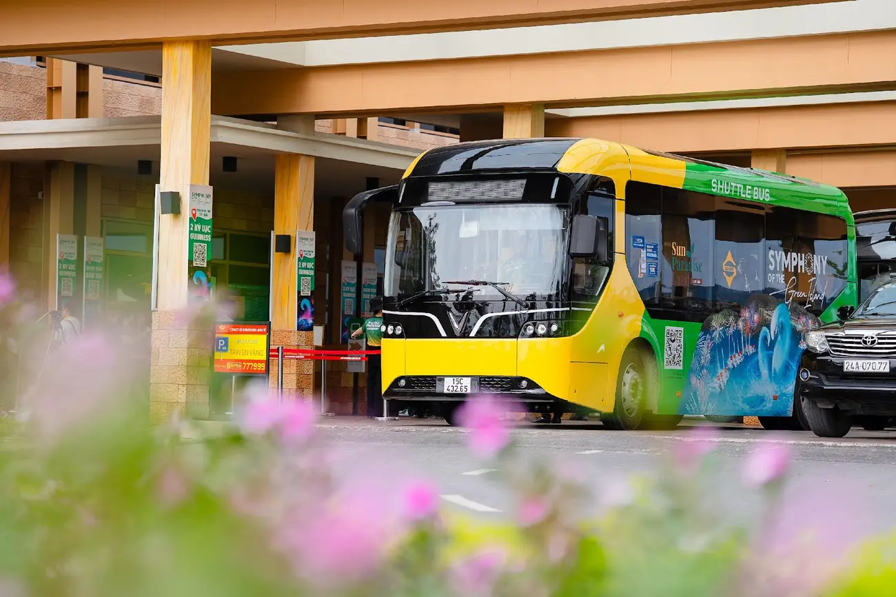 Giao thông xanh là một phần chiến lược phát triển bền vững của đô thị Sun Group Cát Bà. (Ảnh: Ánh Dương)