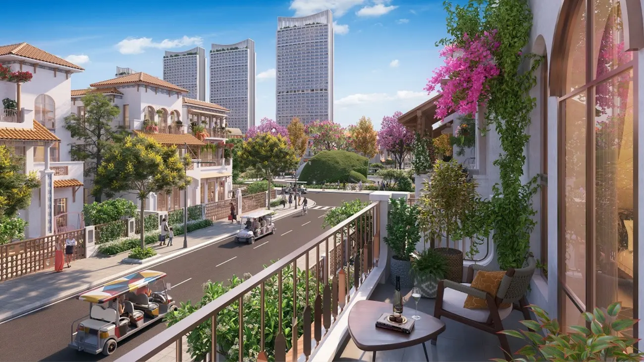 Không gian sống hiện đại tại Blanca City với thiết kế tinh tế và tiện ích đẳng cấp. Ảnh phối cảnh