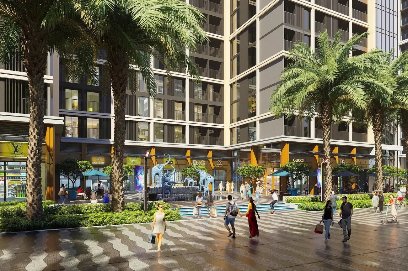 Phối cảnh khu mua sắm và giải trí tại Sun Elite City, Bãi Cháy, Quảng Ninh. Ảnh: Sun Property