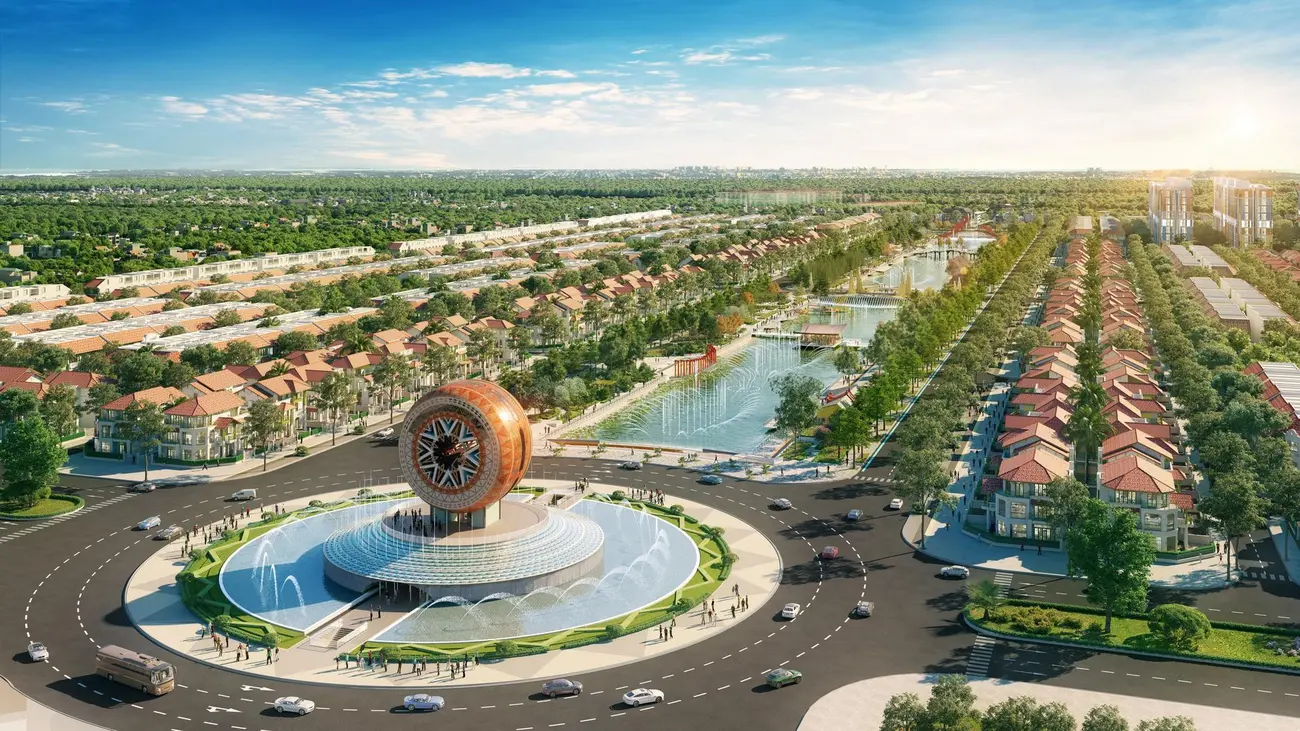 Phối cảnh phân khu Kim Ngân 2 tại Sun Urban City mang đến không gian sống xanh mát và tiện nghi. Ảnh: Sun Property