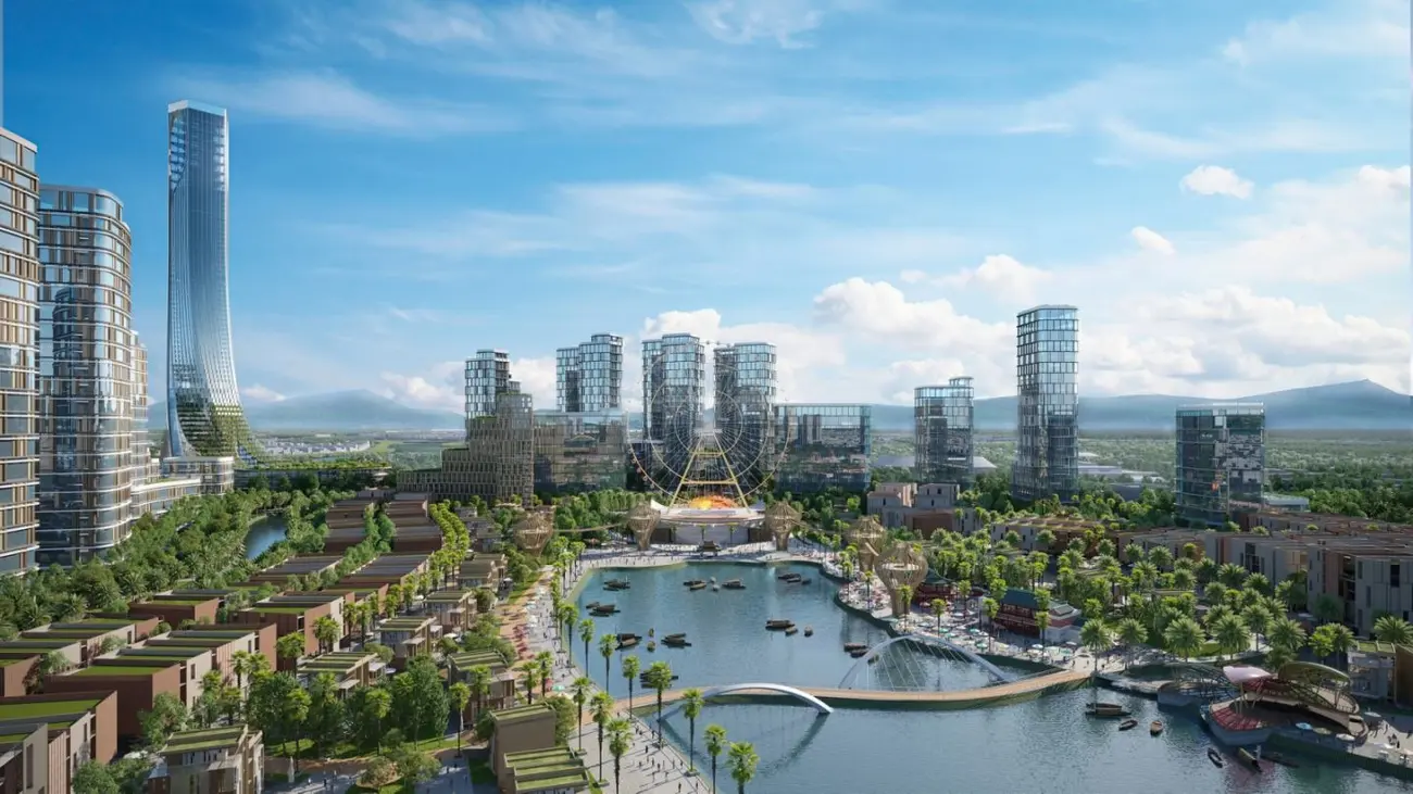 Phối cảnh siêu tổ hợp Da Nang Downtown sẽ là biểu tượng mới của Đà Nẵng trong kỷ nguyên phát triển, vươn tầm quốc tế (Ảnh: Sun Group).