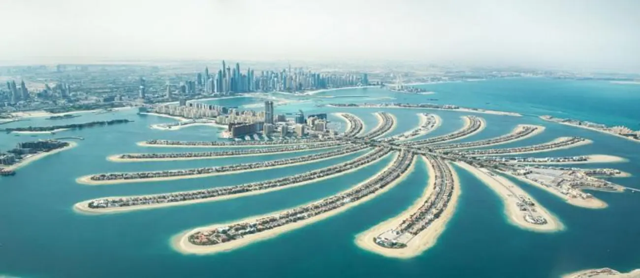 Quần đảo nhân tạo Palm Jumeirah, một minh chứng cho tầm nhìn phát triển đô thị gắn với du lịch của UAE.