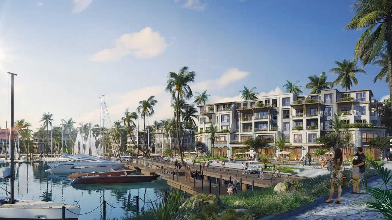 Quần thể vui chơi, giải trí và BĐS nghỉ dưỡng đẳng cấp tại Vịnh trung tâm Xanh Island, đảo Cát Bà, tạo điểm nhấn du lịch.