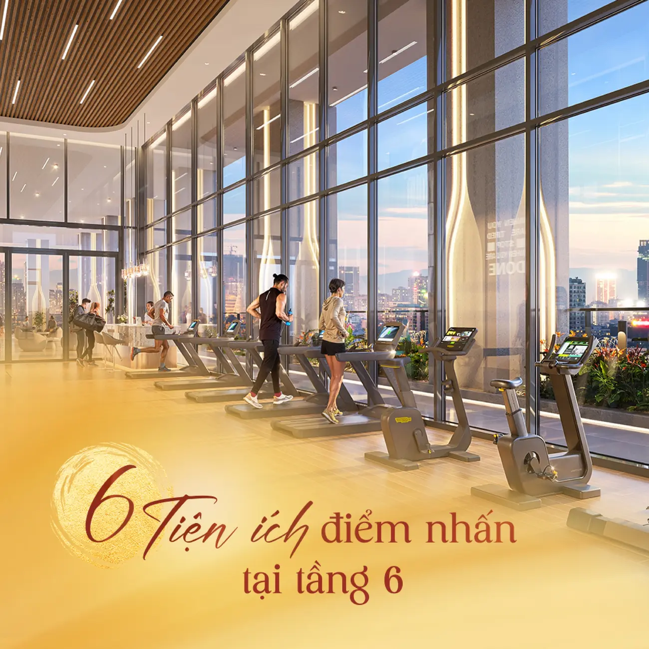 Sống sang trọng và khỏe mạnh với tổ hợp tiện ích đẳng cấp bậc nhất tại tầng 6 của Sun Feliza Suites.