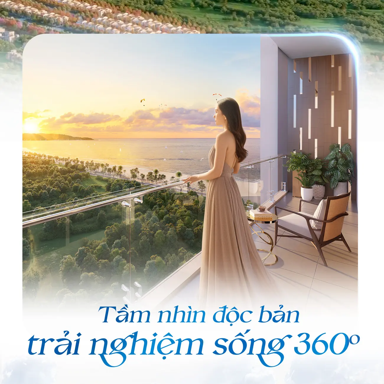 Tận hưởng tầm nhìn “triệu đô” tại Blanca City – trải nghiệm sống biển đẳng cấp, kết nối hoàn hảo với đô thị.