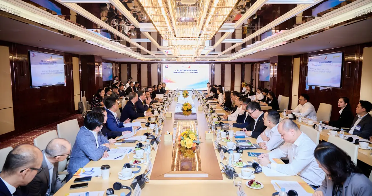 Tọa đàm hợp tác hàng không Mỹ – Việt Nam do Sun Group và Đại sứ quán Mỹ tổ chức. Ảnh: Sun Group