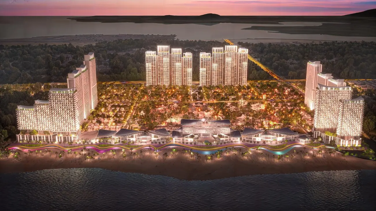 Toàn cảnh Blanca City – đô thị biển kiểu mẫu với thiết kế sang trọng và tiện ích đẳng cấp.