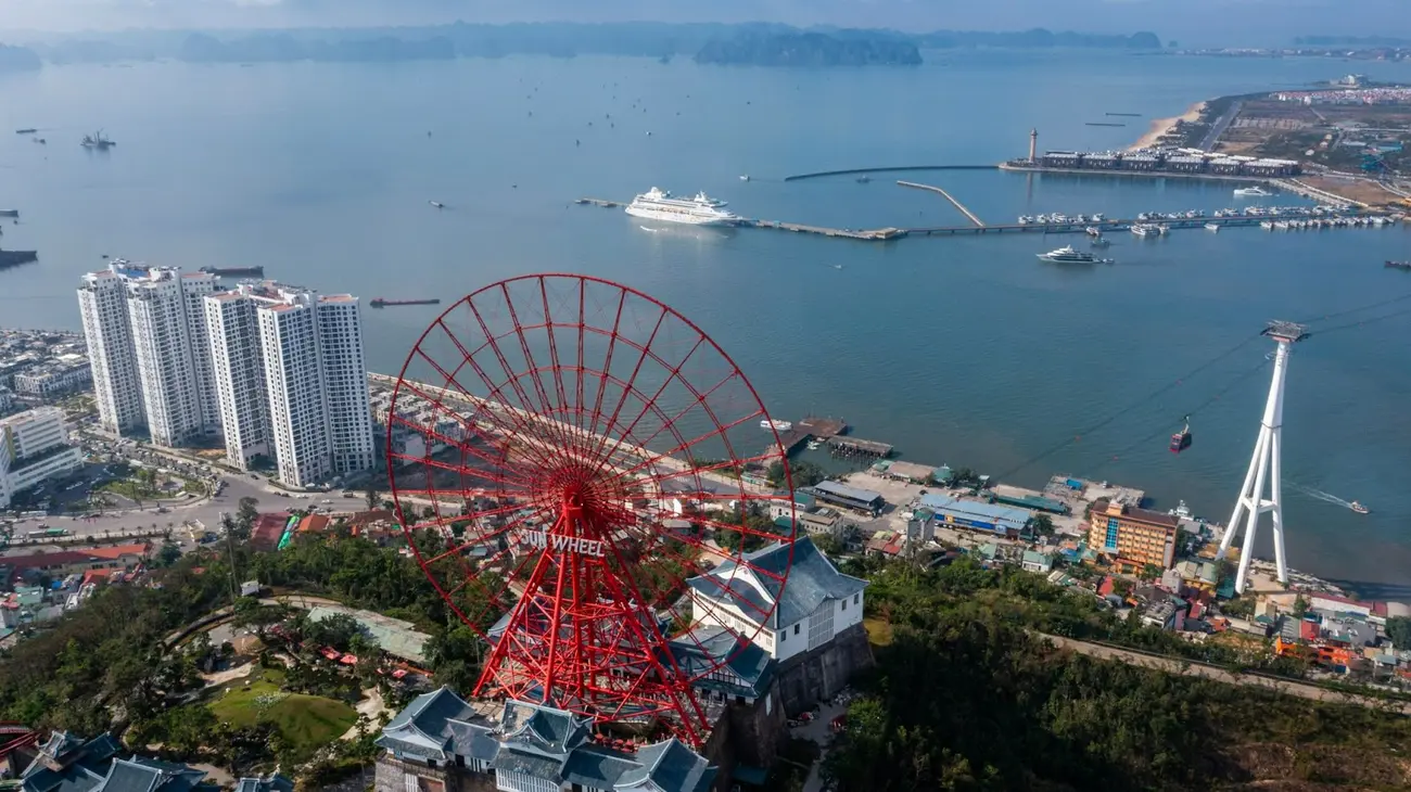 Toàn cảnh khu phức hợp Sun World Hạ Long – một phần của quần thể đô thị nghỉ dưỡng Sun Elite City. (Ảnh: Sun Property)