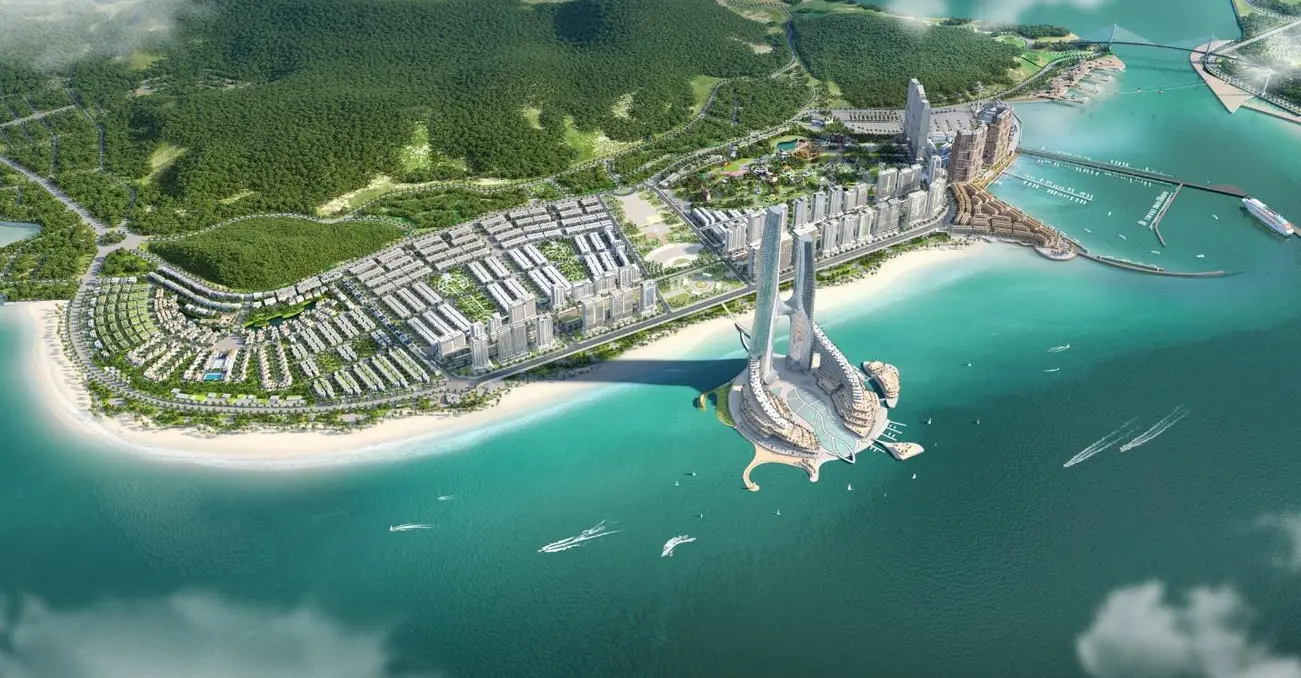 Toàn cảnh Sun Elite City – Đô thị nghỉ dưỡng phức hợp đẳng cấp tại vịnh Hạ Long. Ảnh: Sun Property