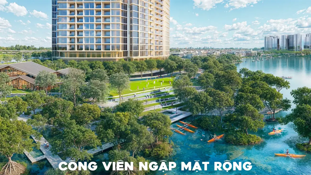 Công viên chủ đề quốc tế tại Charmora City – điểm nhấn độc đáo và xanh mát giữa lòng khu đô thị ven sông.