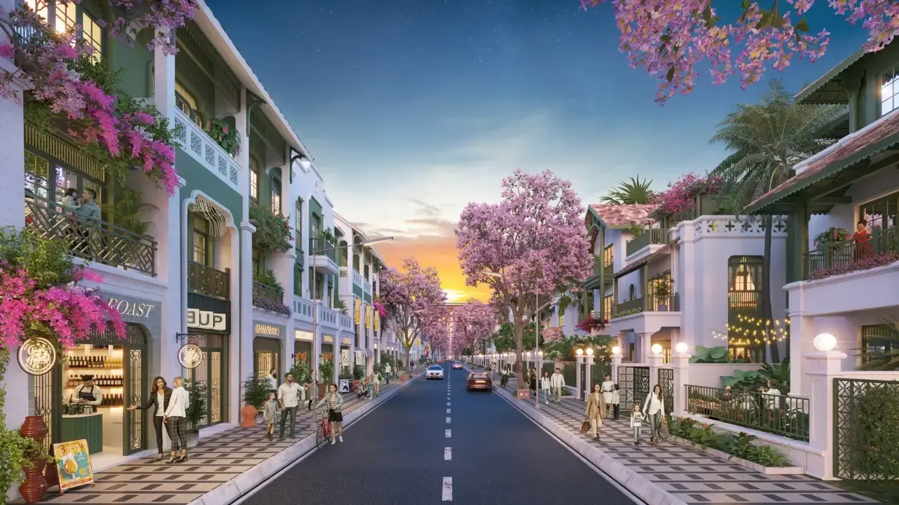 Cư dân Flora Avenue có thể thư giãn và tận hưởng không gian xanh mát ven kênh. Ảnh: Sun Property