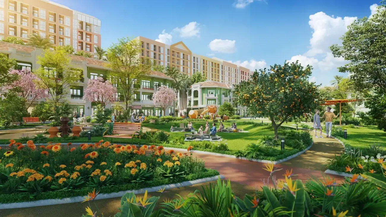 Không gian sống sinh thái, hiện đại tại phân khu Flora Avenue, Sun Urban City. Ảnh: Sun Property