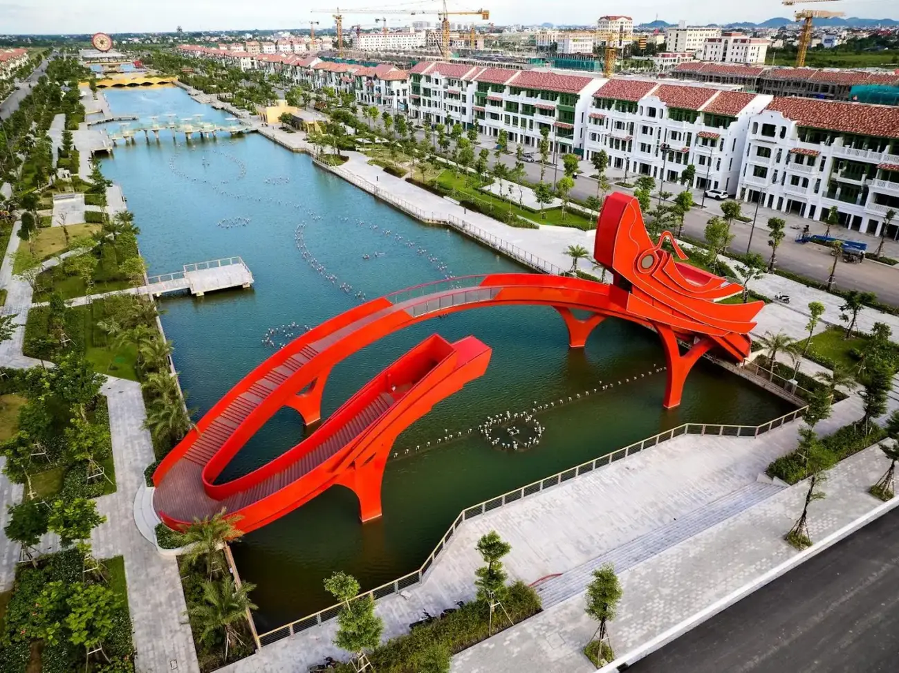 Không gian sống xanh và hiện đại tại Sun Urban City Hà Nam, lý tưởng cho an dưỡng tuổi hưu. Ảnh: Sun Property