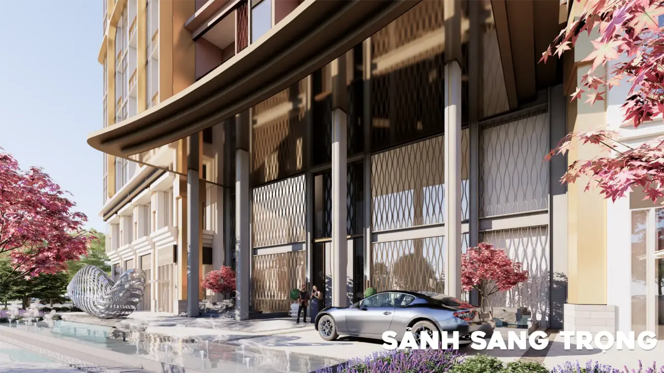 Khu đô thị Charmora City với thiết kế sảnh sang trọng và đẳng cấp quốc tế.