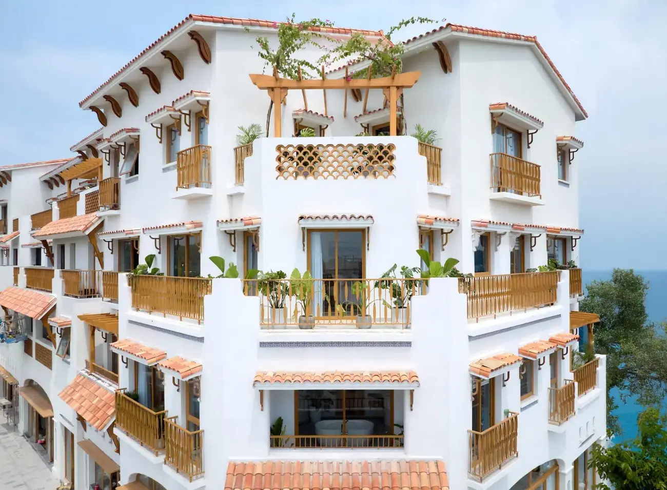 Phối cảnh các dãy nhà phố Casa tại dự án Blanca City. Ảnh: Sun Group