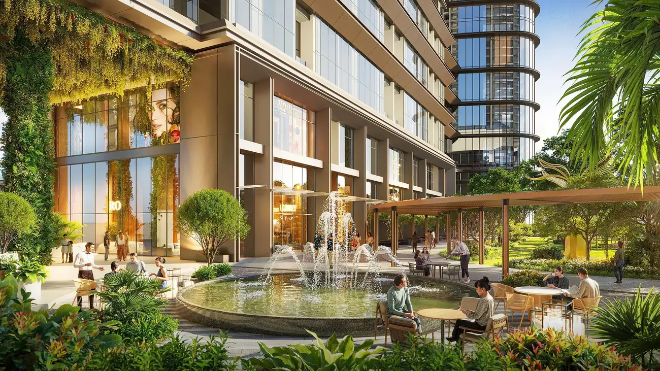 Tiện ích sang trọng và không gian xanh mát tại Sun Feliza Suites thu hút chuyên gia quốc tế. Ảnh: Sun Property.