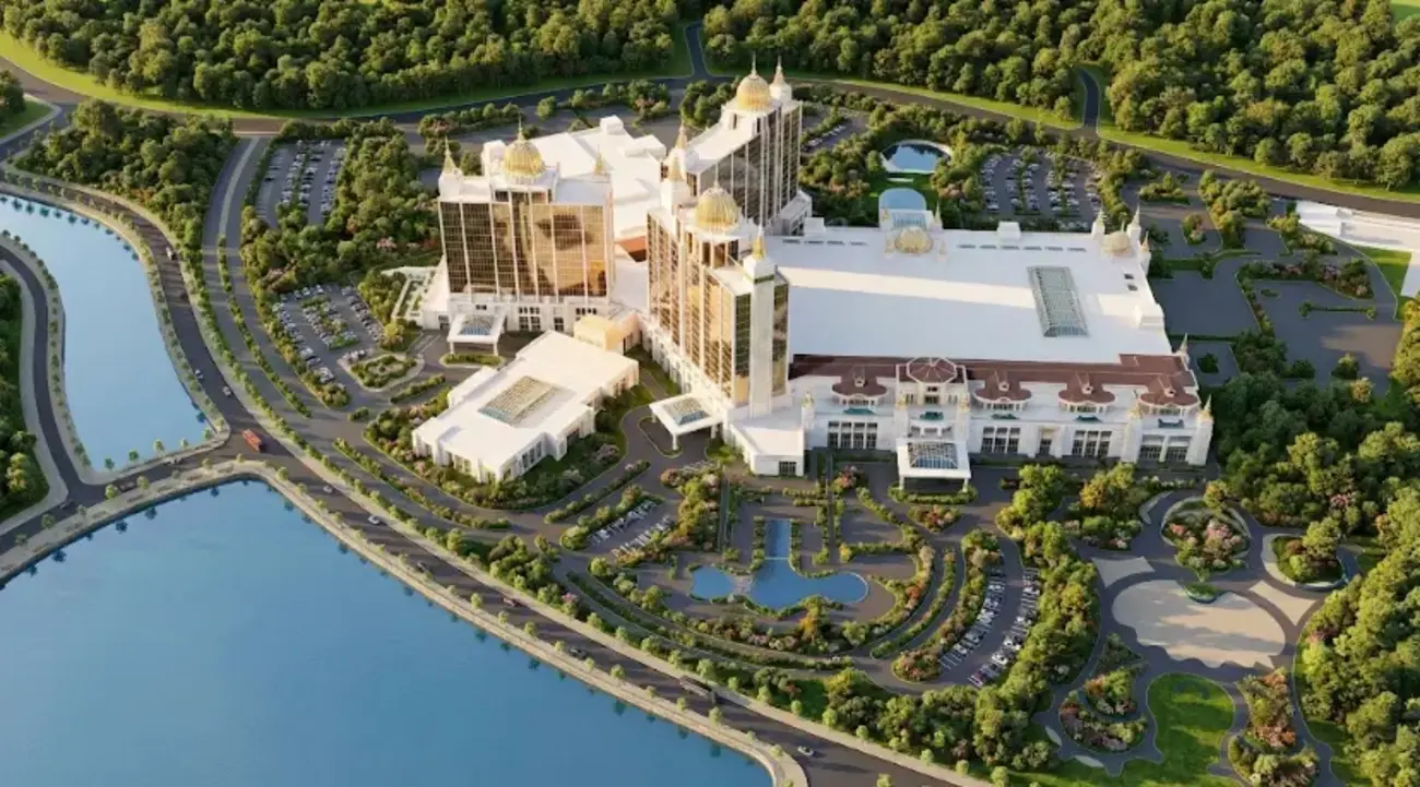 Khu dịch vụ du lịch phức hợp cao cấp có casino tại Khu kinh tế Vân Đồn. Ảnh: Sun Group