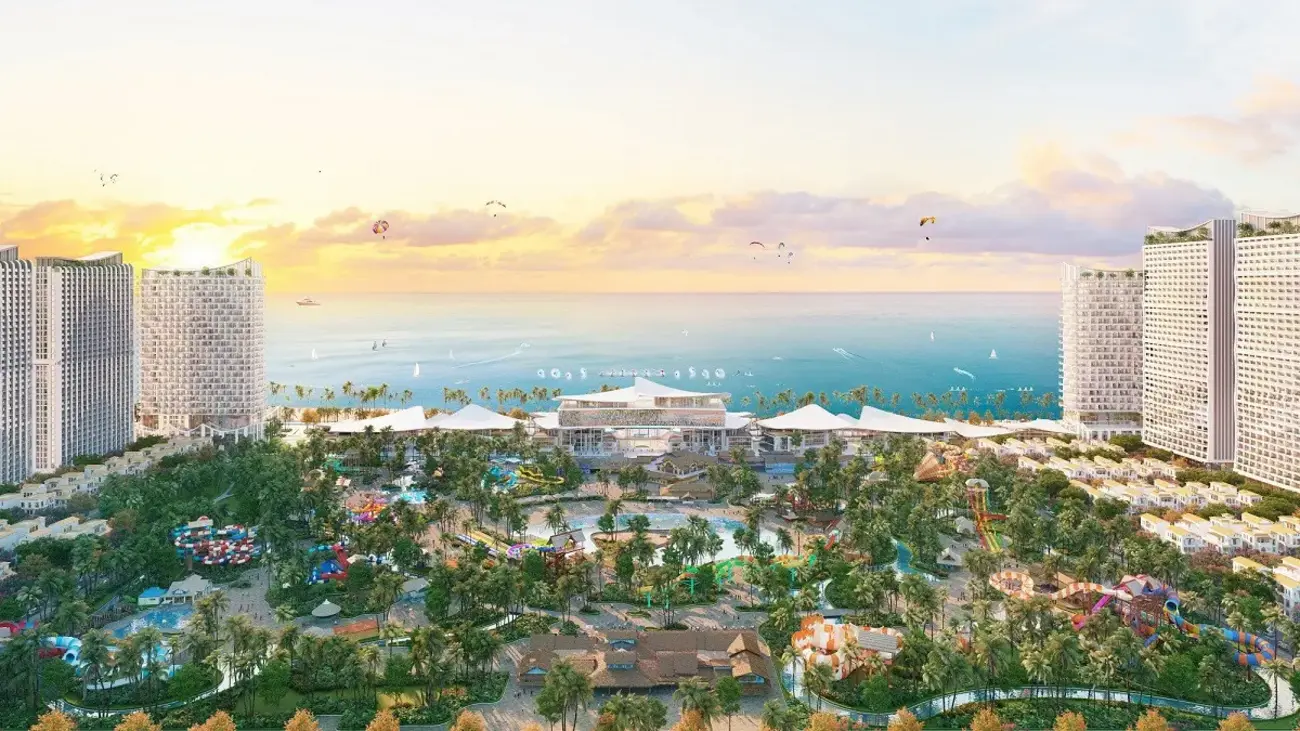 Phối cảnh Blanca City, khu đô thị ven biển cao cấp với hệ sinh thái “all-in-one” đáp ứng nhu cầu sống và nghỉ dưỡng.