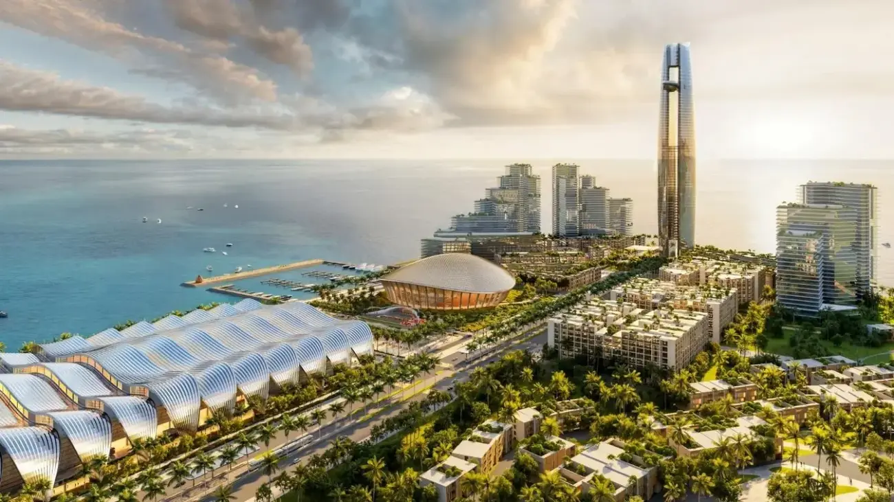Phối cảnh các công trình trọng điểm đón APEC 2027 của tập đoàn Sun Group. Ảnh: Sun Property
