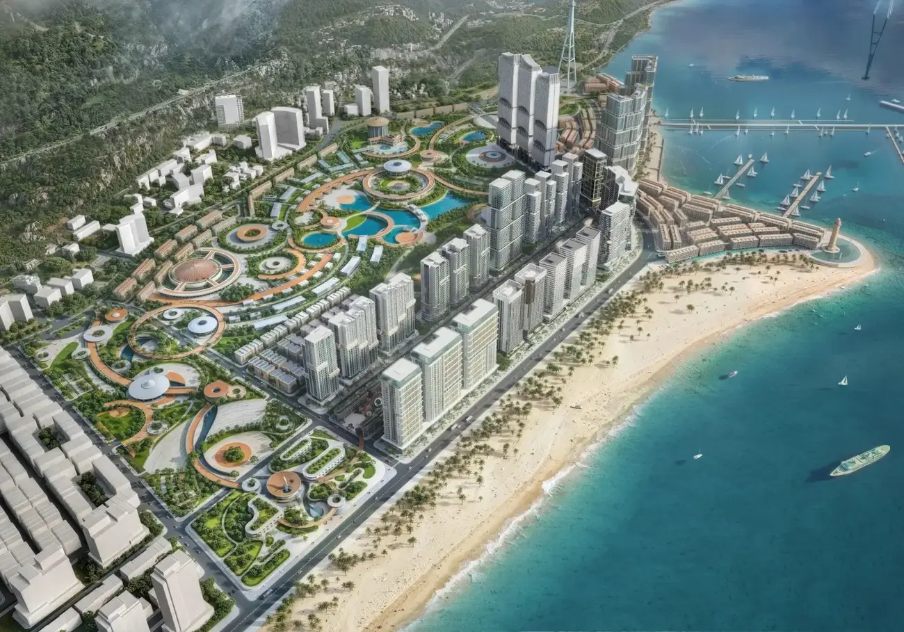 Phối cảnh đô thị Sun Elite City với quy hoạch hiện đại, tối ưu công năng và cảnh quan. Ảnh: Sun Property