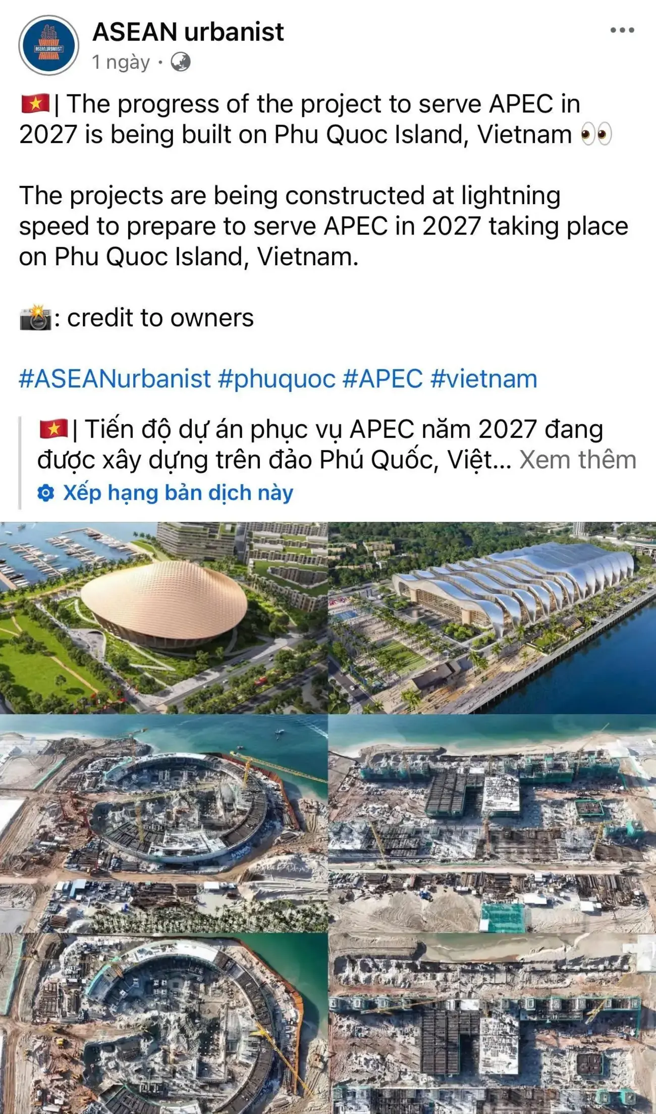 Tiến độ thi công dự án phục vụ APEC 2027 tại Phú Quốc diễn ra nhanh chóng vượt bậc.