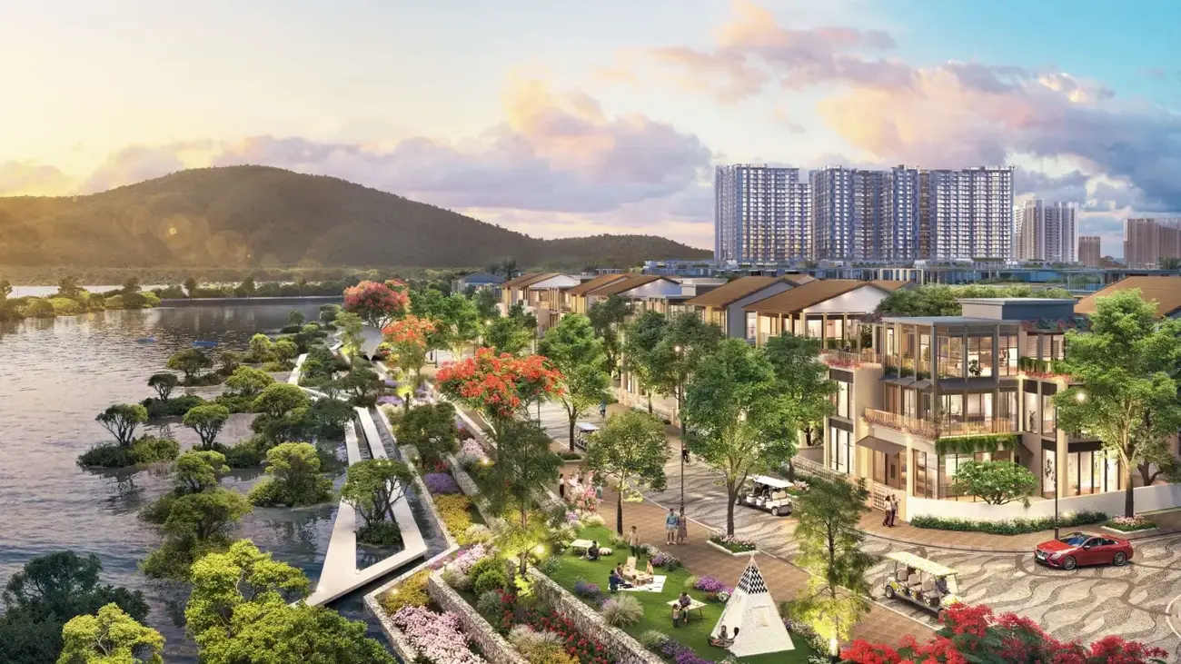 Dự án Charmora City với thiết kế cảnh quan xanh mát, hài hòa với thiên nhiên. Ảnh: Sun Property