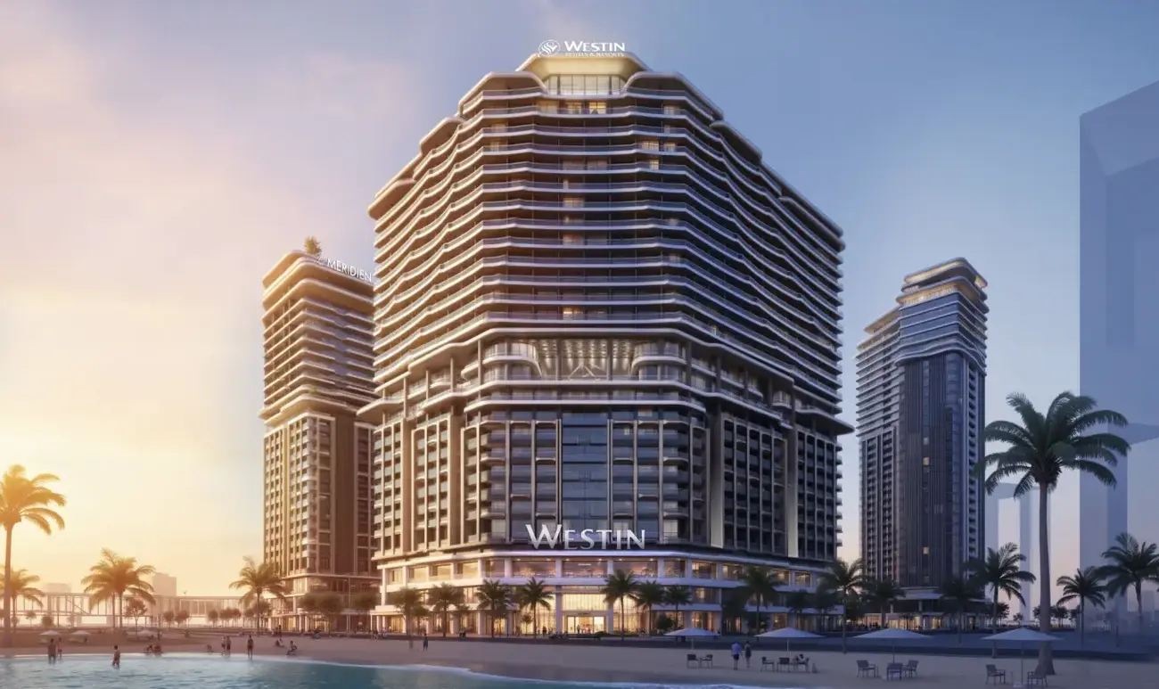 Phối cảnh khách sạn Westin trong dự án Bãi Đất Đỏ, phục vụ cho APEC 2027. Ảnh: Sun Group