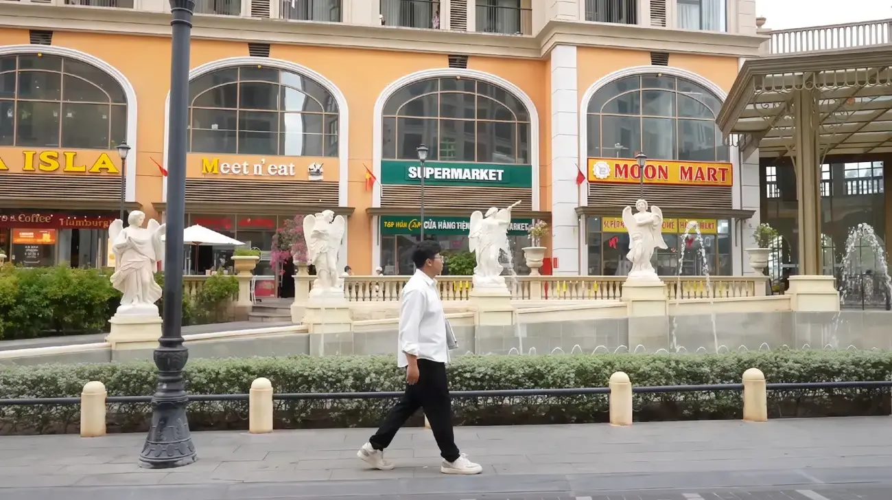 Khu dịch vụ tiện ích tại dự án Sun Grand City Hillside Residence, đáp ứng nhu cầu của cư dân và du khách.