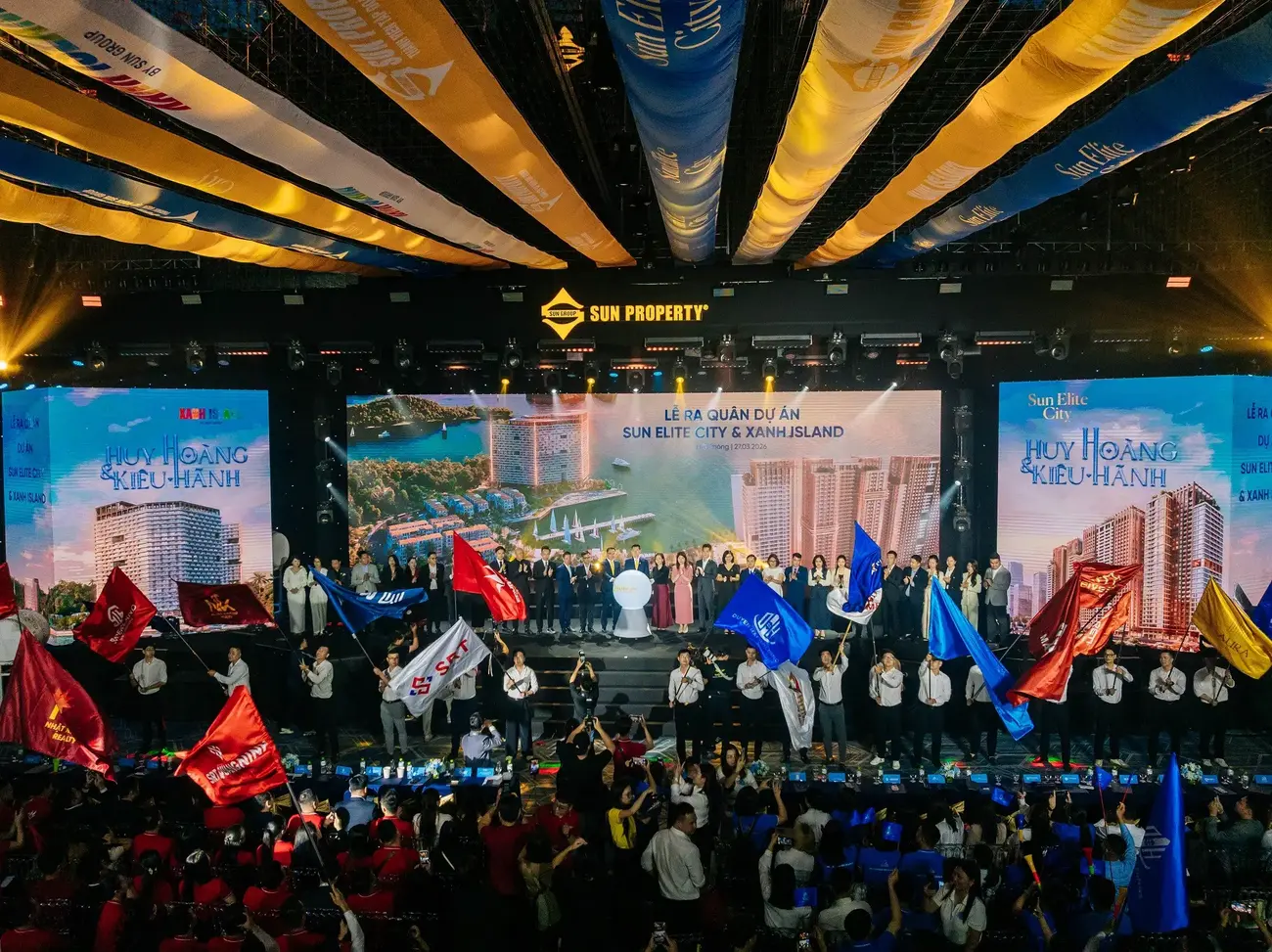 Lễ ra quân dự án Sun Elite City và Xanh Island tại Hạ Long – Cát Bà. Ảnh: Ánh Dương.