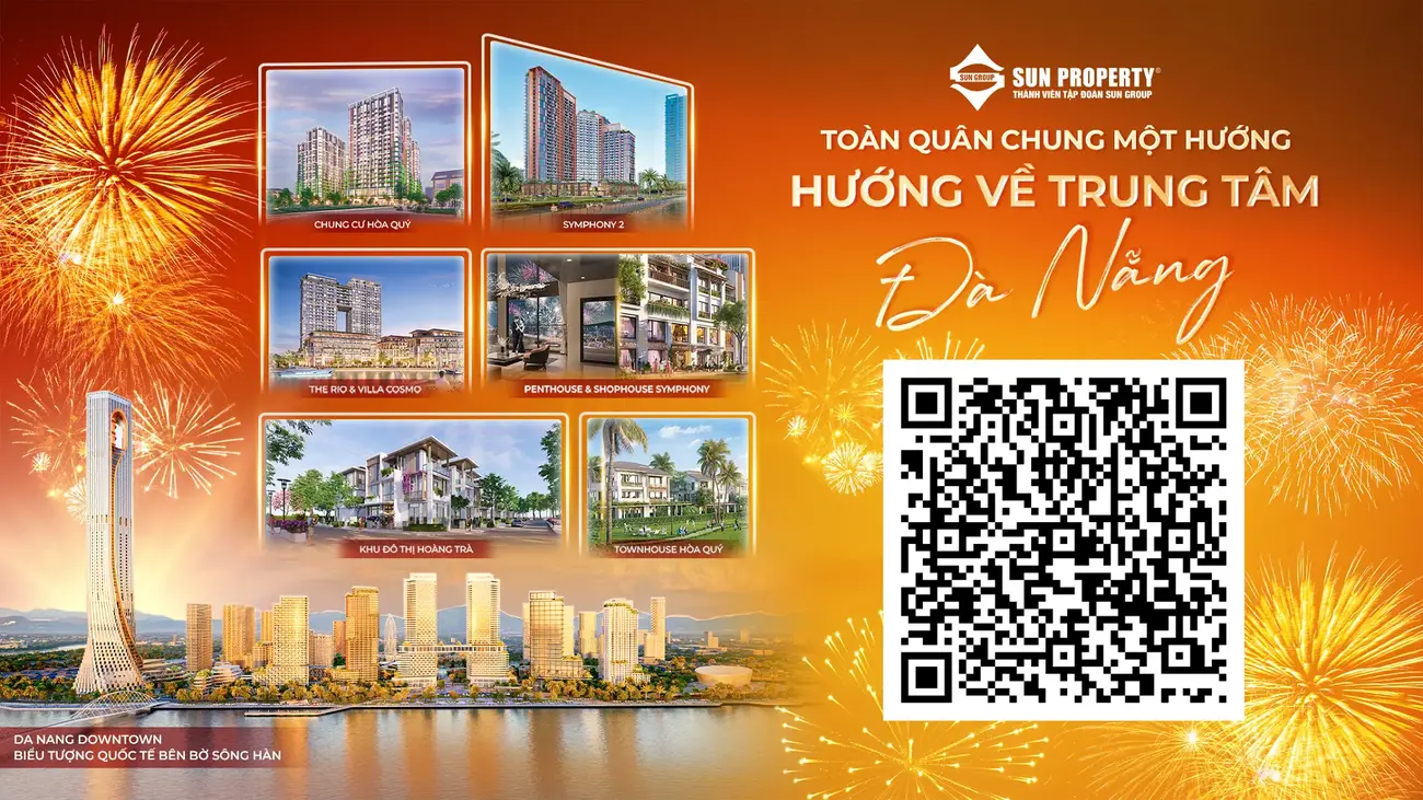 Sun Property giới thiệu các dự án mới tại trung tâm Đà Nẵng, hướng đến không gian sống hiện đại và đẳng cấp.